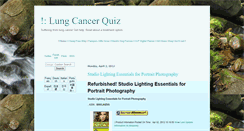 Desktop Screenshot of lungcancerquiz.blogspot.com