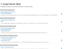 Tablet Screenshot of lungcancerquiz.blogspot.com