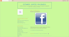 Desktop Screenshot of estamosjuntossolidarios.blogspot.com