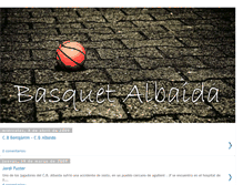 Tablet Screenshot of basquetalbaida.blogspot.com