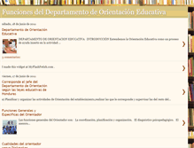 Tablet Screenshot of funcionesorientacion.blogspot.com