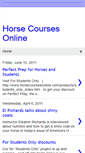 Mobile Screenshot of horse-courses-online.blogspot.com