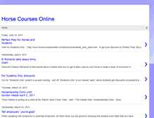 Tablet Screenshot of horse-courses-online.blogspot.com