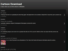 Tablet Screenshot of cartoon-downloads-mediafire.blogspot.com