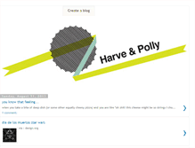 Tablet Screenshot of harveandpolly.blogspot.com