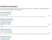 Tablet Screenshot of dieteticienbruxelles.blogspot.com