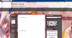 Desktop Screenshot of mykids-corner.blogspot.com