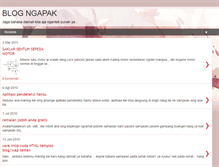 Tablet Screenshot of bloggerngapak.blogspot.com