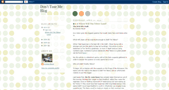 Desktop Screenshot of donttasermeblog.blogspot.com