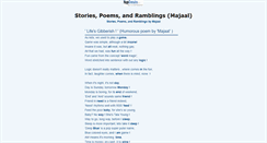 Desktop Screenshot of funnyenglishpoems.blogspot.com