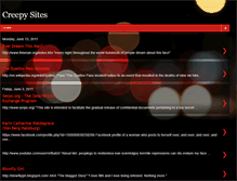 Tablet Screenshot of creepy-sites.blogspot.com
