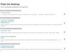 Tablet Screenshot of flashonthedesktop.blogspot.com