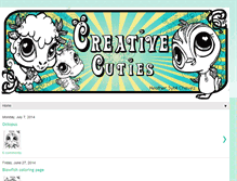 Tablet Screenshot of creativecuties.blogspot.com