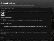 Tablet Screenshot of escritascoisas.blogspot.com