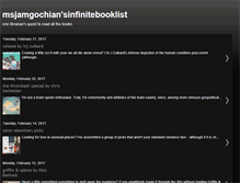 Tablet Screenshot of msjamgochiansinfinitebooklist.blogspot.com
