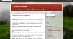 Desktop Screenshot of govind-testing-paradise.blogspot.com