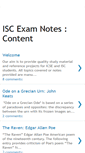 Mobile Screenshot of iscexamnotes-content.blogspot.com