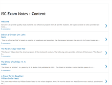 Tablet Screenshot of iscexamnotes-content.blogspot.com