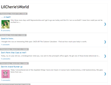 Tablet Screenshot of lilcheries.blogspot.com