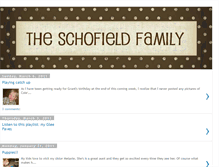 Tablet Screenshot of bunchofschofields.blogspot.com