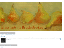 Tablet Screenshot of blessingsinbrushstrokes.blogspot.com