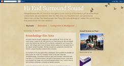 Desktop Screenshot of hifi-surround.blogspot.com