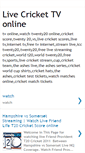 Mobile Screenshot of livecrickettvonline.blogspot.com