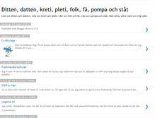 Tablet Screenshot of dittendatten.blogspot.com