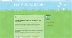 Desktop Screenshot of ecomundoradio.blogspot.com