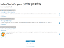 Tablet Screenshot of indianyouthcongress.blogspot.com