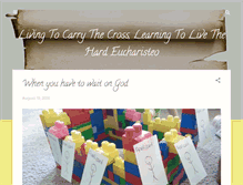 Tablet Screenshot of livingtocarrythecross.blogspot.com