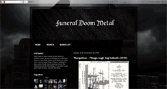 Desktop Screenshot of funeral-doom-metal.blogspot.com