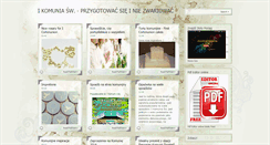 Desktop Screenshot of pierwsza-komunia.blogspot.com