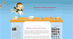 Desktop Screenshot of nondomestichousewife.blogspot.com