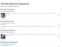 Tablet Screenshot of nondomestichousewife.blogspot.com