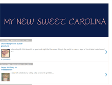 Tablet Screenshot of mynewsweetcarolina.blogspot.com