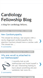 Mobile Screenshot of cardiologyfellowship.blogspot.com