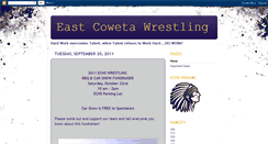 Desktop Screenshot of eastcowetawrestling.blogspot.com