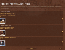 Tablet Screenshot of circusphotoarchives.blogspot.com