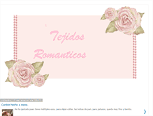 Tablet Screenshot of la-tejidosromanticos.blogspot.com