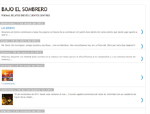 Tablet Screenshot of librobajoelsombrero.blogspot.com
