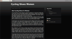 Desktop Screenshot of cyclingshoewomen.blogspot.com