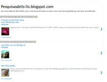Tablet Screenshot of pesquisasdelis-lis-lis.blogspot.com