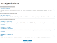 Tablet Screenshot of apocalypsebadlands.blogspot.com