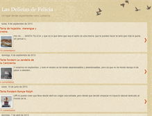 Tablet Screenshot of lasdeliciasdefelicia.blogspot.com