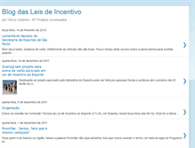 Tablet Screenshot of blogdasleisdeincentivo.blogspot.com