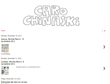 Tablet Screenshot of carochinaski.blogspot.com