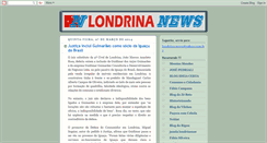 Desktop Screenshot of londrinanews.blogspot.com