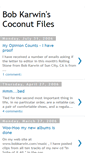 Mobile Screenshot of coconutbobfiles.blogspot.com