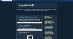 Desktop Screenshot of dynamicebooks.blogspot.com